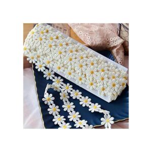 LANEHUA Cinta de encaje bordada para decoración de bodas_1