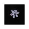 Juego de 9 brillantes copos de nieve de plata con_2
