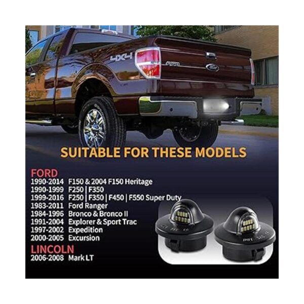 GemPro Lámpara de matrícula LED de repuesto para Ford F150_3