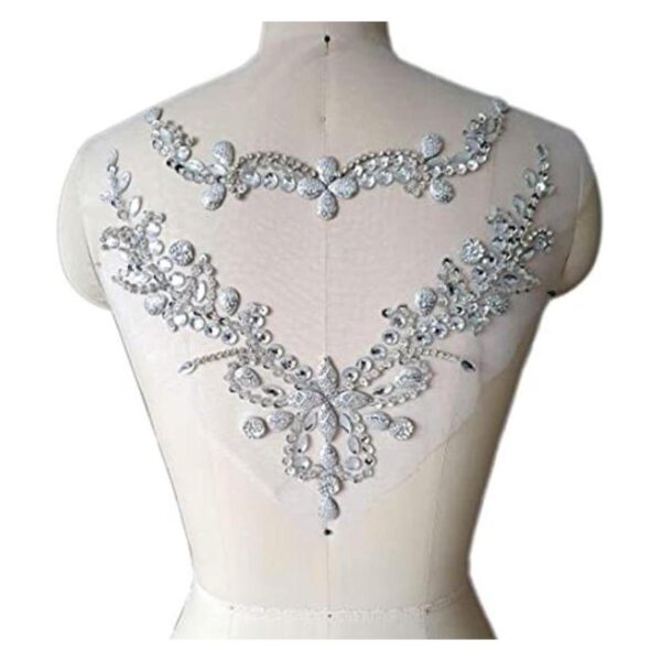 Apliques de ropa con cuentas de diamantes de imitación de_1