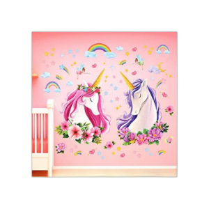 DECOWALL SG2105 Calcomanías de pared de unicornio grandes_1