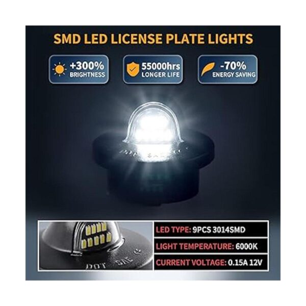 GemPro Lámpara de matrícula LED de repuesto para Ford F150_2