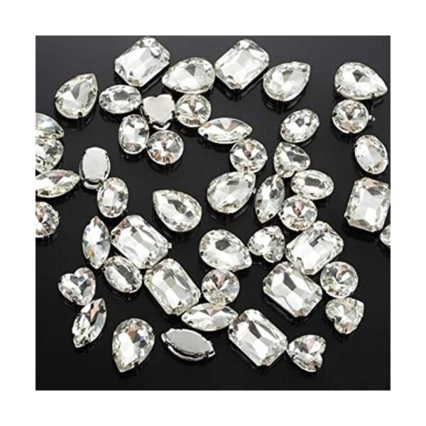 Choupee Diamantes de imitación cosidos 48 piezas de_1