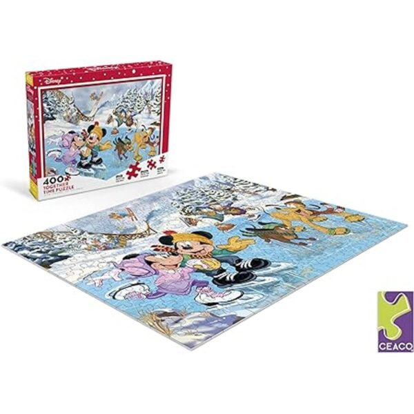 Ceaco Disney Holiday Together Time Mickey Minnie_5