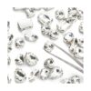 Choupee Diamantes de imitación cosidos 48 piezas de_3
