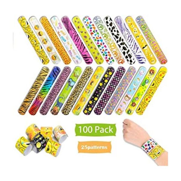 Paquete de 100 pulseras de palmadas Bandas de palmadas_1