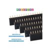 Glarks 120 piezas de placa PCB recta de una sola fila de_3
