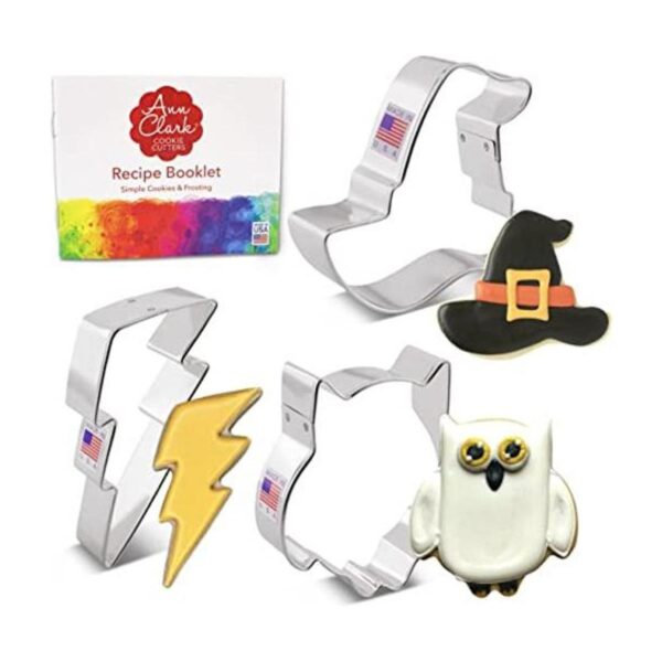 Ann Clark Cookie Cutters Juego de 3 piezas de brujería y_1