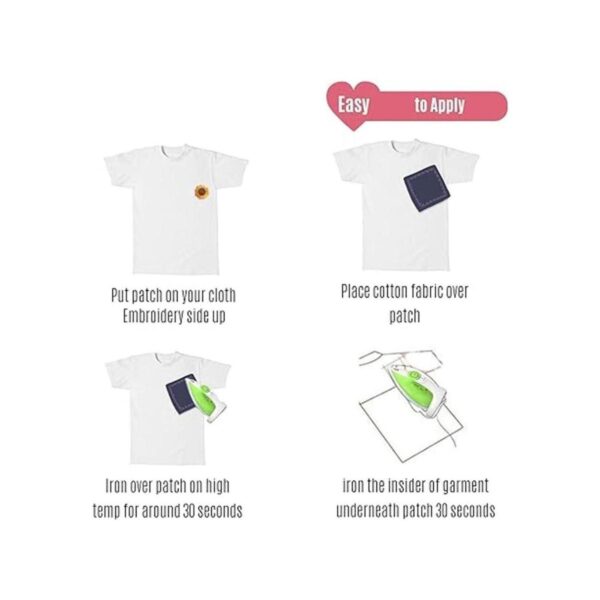 Juego de 35 parches bordados para planchar para ropa