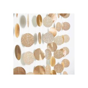 Kit de guirnalda de lunares con purpurina para decoración