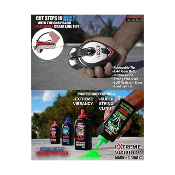 Tiza de marcado Mean Green Extreme Visibility fabricada_4