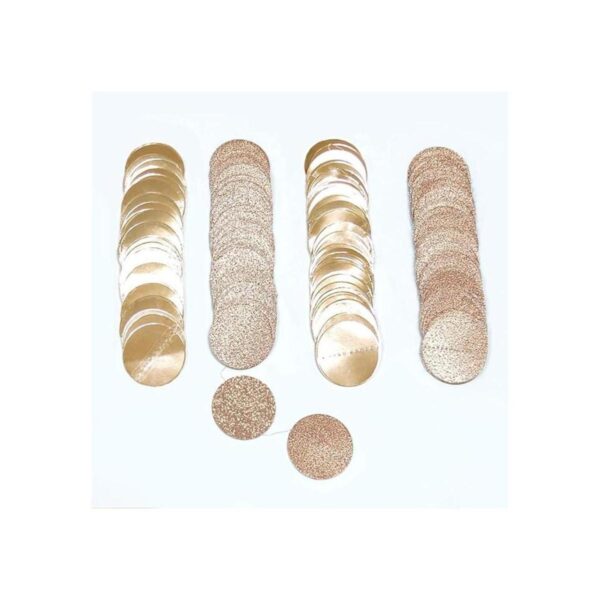 Kit de guirnalda de lunares con purpurina para decoración
