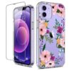 GiiKa Funda rígida para iPhone 12 Mini con protector de_1