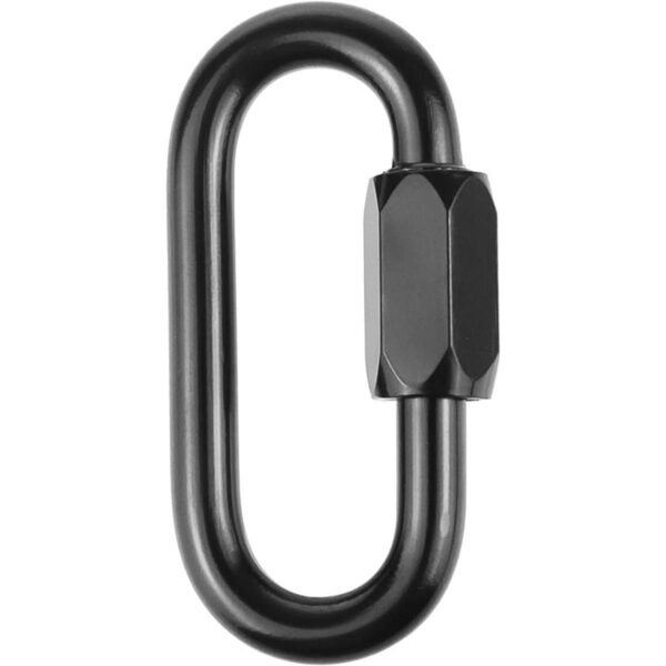 IEBUOBO Mosquetón ovalado de acero inoxidable de 38