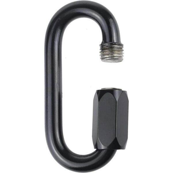 IEBUOBO Mosquetón ovalado de acero inoxidable de 38