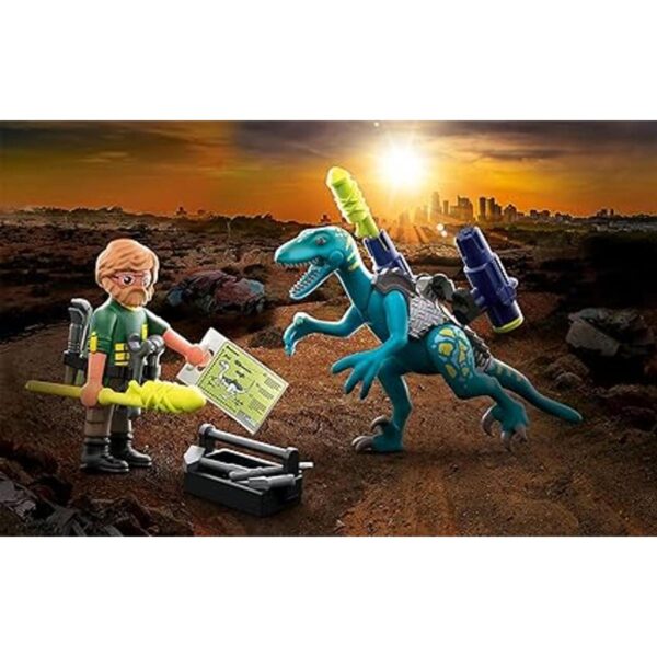 PLAYMOBIL Dino Rise Deinonychus listo para la batalla_2
