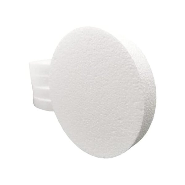 Paquete de 10 círculos de espuma de poliestireno blanco_3