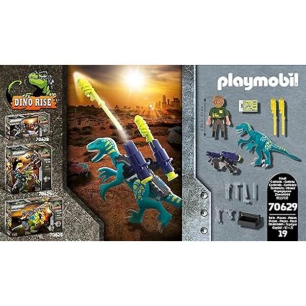 PLAYMOBIL Dino Rise Deinonychus listo para la batalla_3
