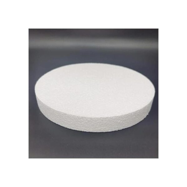 Paquete de 10 círculos de espuma de poliestireno blanco_4