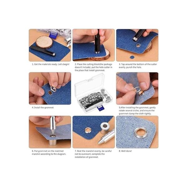 Pangda Kit de herramientas con ojales herramienta de