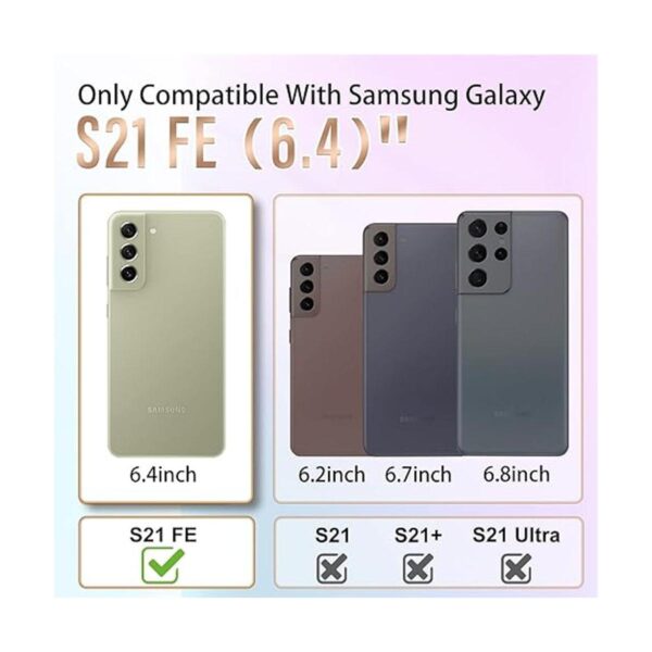 Likiyami 3 en 1 para Samsung Galaxy S21 FE 5G4G funda_2