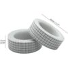Juego de 10 rollos de cinta adhesiva de rejilla blanca_2