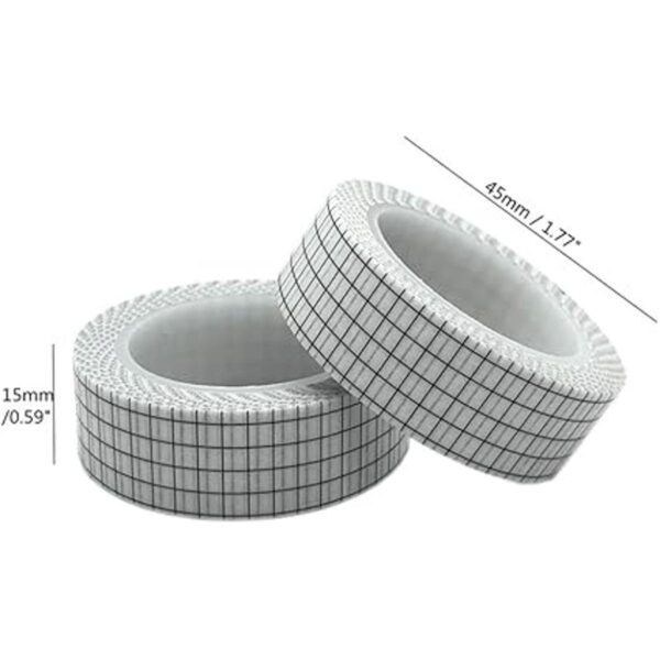 Juego de 10 rollos de cinta adhesiva de rejilla blanca_2