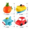 Juego de 6 paquetes de juguetes de baño con luces_5