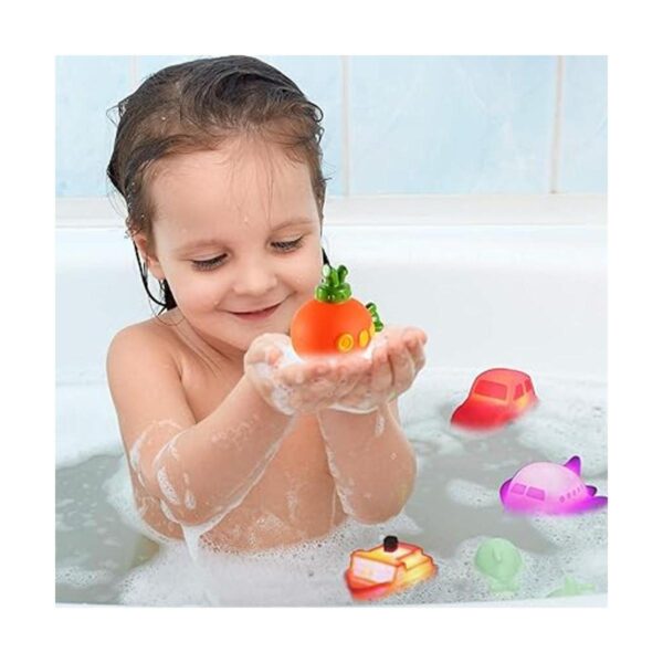 Juego de 6 paquetes de juguetes de baño con luces_2