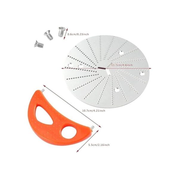 Herramienta de media luna naranja con cuchilla compatible_2