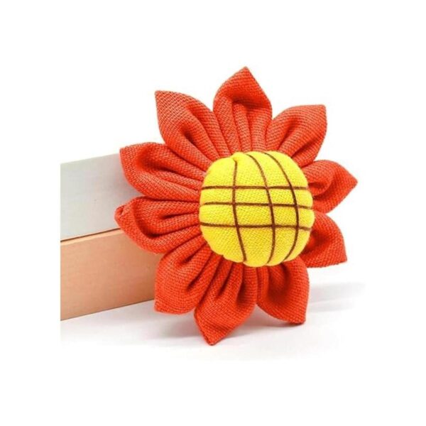 JpGdn 8 piezas de collar de perro flores lazos grandes