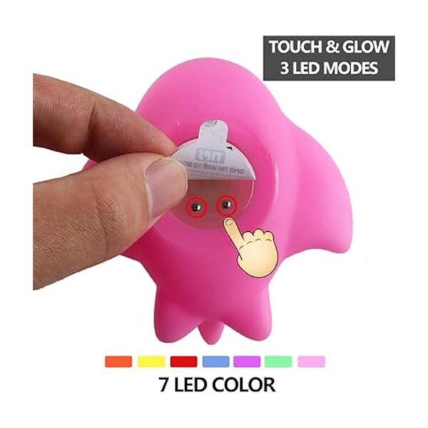 Juego de 6 paquetes de juguetes de baño con luces_4