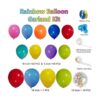 Kit de guirnalda de globos de fiesta de arcoíris paquete_2