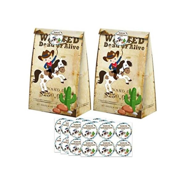 Cowboy Goodie Bags24 Pcs Wild West Cowboy Party Favors_1