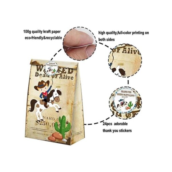Cowboy Goodie Bags24 Pcs Wild West Cowboy Party Favors_5