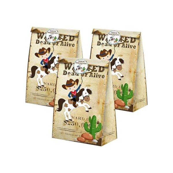 Cowboy Goodie Bags24 Pcs Wild West Cowboy Party Favors_2