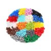 Feleph 1000 piezas de placas redondas multicolor 1 x 1_1