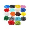 Feleph 1000 piezas de placas redondas multicolor 1 x 1_2