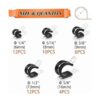 Kit de 44 abrazaderas de cable Camtek abrazaderas de tubo