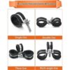 Kit de 44 abrazaderas de cable Camtek abrazaderas de tubo