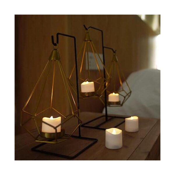 Homemory Paquete de 12 velas votivas LED sin llama luz de_4