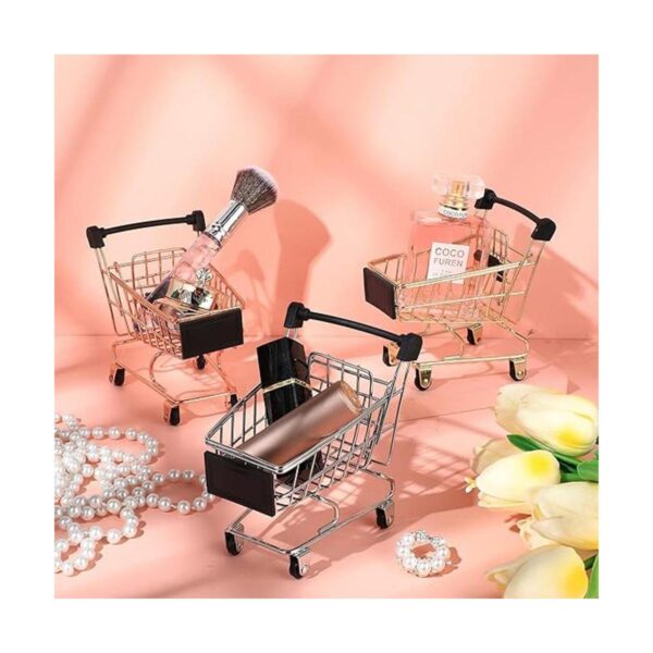 Hotop Carrito de compras pequeño de 3 colores carrito de