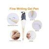 NULYDO 100 hecho a mano madera tallada Animal Gel Pen_3