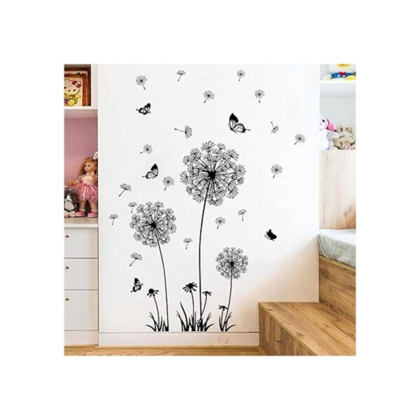 Arawat Juego de 2 calcomanías de pared de diente de león