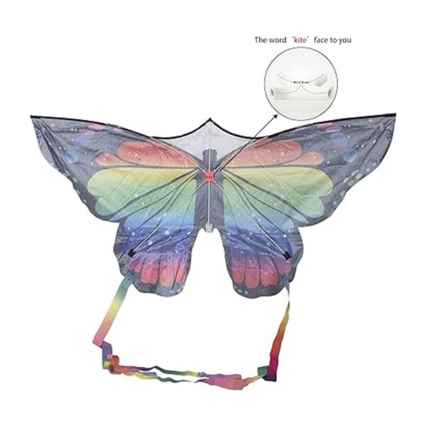JEKOSEN Mariposa enorme cometa para niños y adultos fácil_3