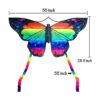 JEKOSEN Mariposa enorme cometa para niños y adultos fácil_2
