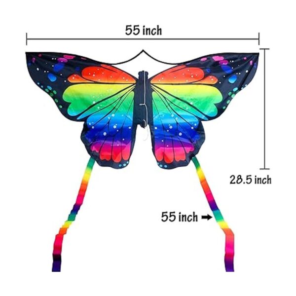 JEKOSEN Mariposa enorme cometa para niños y adultos fácil_2