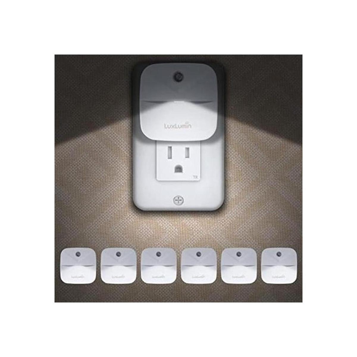 LuxLumin Luz nocturna LED luces nocturnas enchufables a