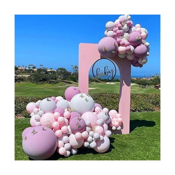 Kit de arco de guirnalda de globos 180 unidades color