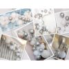 Kit de arco de guirnalda de globos blancos y plateados de_5